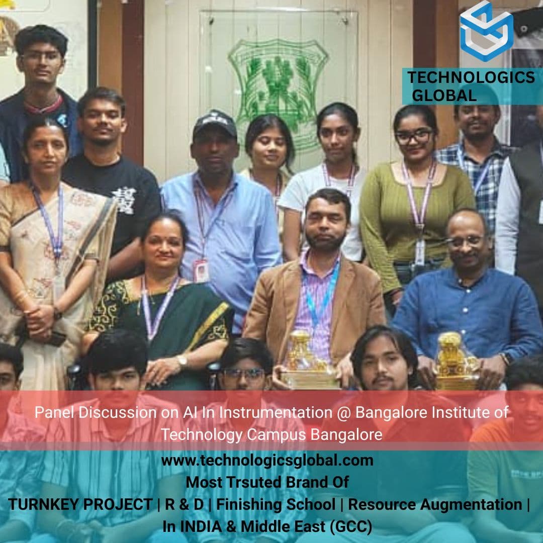 Technologics Global panel discussion on AI in instrumentation at Bangalore Institute of Technology