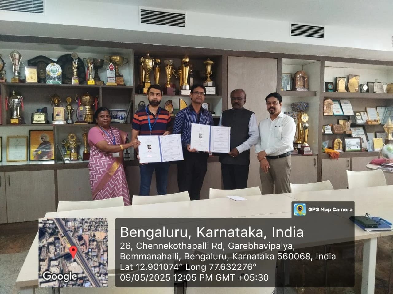 Technologics Global MoU signing ceremony at the Bengaluru corporate office