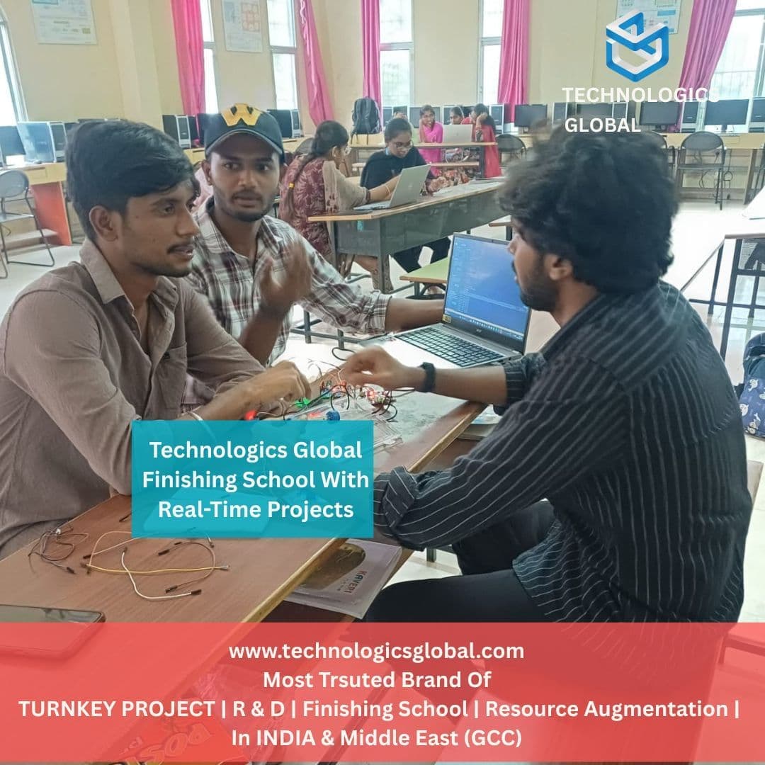 Technologics Global finishing school candidates working together on a real-time embedded project