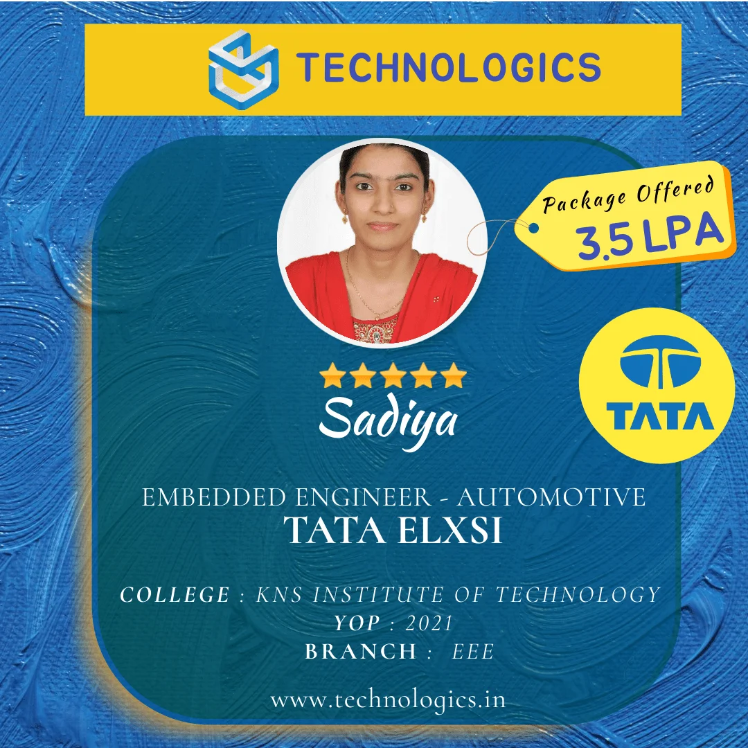 Technologics placement testimonial